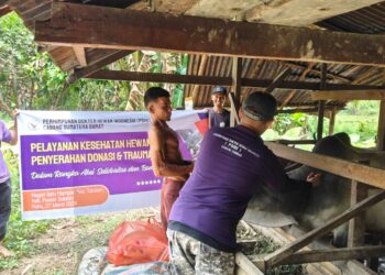 PDHI Sumbar Salurkan Bantuan untuk Korban Bencana Pessel