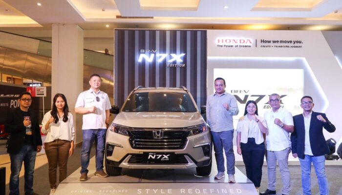New Honda BR-V N7X Edition Mengaspal di Padang, Hadirkan Model Mobil LSUV Stylish untuk Keluarga