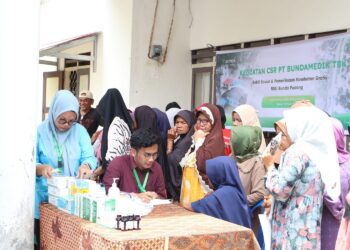 Pemulihan Pasca Bencana, BMHS Gelar Pemeriksaan Kesehatan Gratis di Pesisir Selatan