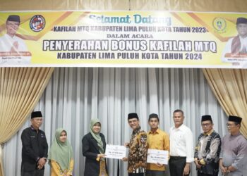 Bonus Juara Umum MTQ ke-40 Senilai 1,4 Milyar Diserahkan