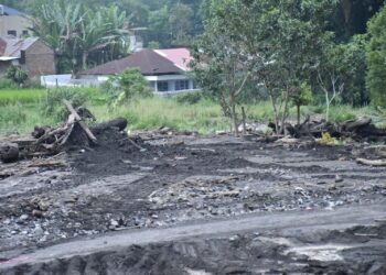 Petani di Ampek Angkek Keluhkan Sawah Terendam Banjir, Terancam Gagal Panen