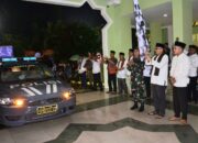 Dilepas Wako dan Wawako, Pawai Takbir Keliling di Padang Meriah di Tengah Hujan