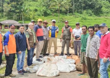 Bidang PSDA Dinas PU Tanah Datar Pastikan Tali Banda yang Rusak Akibat Lahar Dingin Terdata dengan Baik