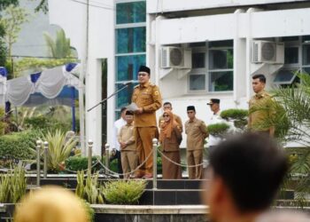 Pemkab Tanah Datar Gelar Apel dan Halal bi Halal, Bupati Eka Putra Sampaikan Terima Kasih