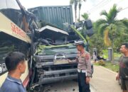 Kecelakaan Truk Kontainer dengan Bus Sembodo, Ini Kronologis dan Identitas Korban!