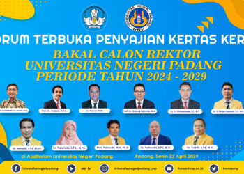 11 Balon Rektor UNP Bakal Adu Visi – Misi Hari Ini