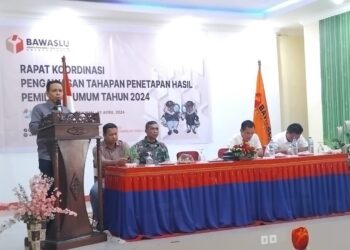 Bawaslu Kota Pariaman Gelar Rakor Jelang Penetapan Hasil Pemilu 2024