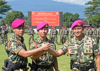 Mayor Mar Ricky Sandro, Resmi Jabat Komandan Puslatpurmar TNI AL-9