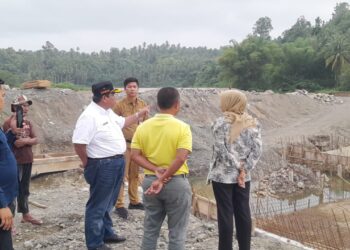 Pembangunan Cek Dam Sungai Limau Kembali Dilanjutkan