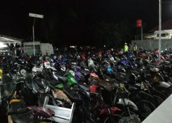 Polres Pasaman Barat Sita Ratusan Kendaraan