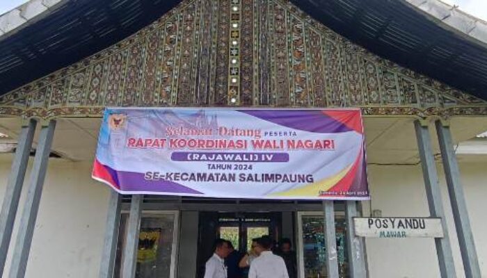 Dinas PMDPPKB Tanah Datar Apresiasi Rakor Wali Nagari Se-Kecamatan Salimpaung