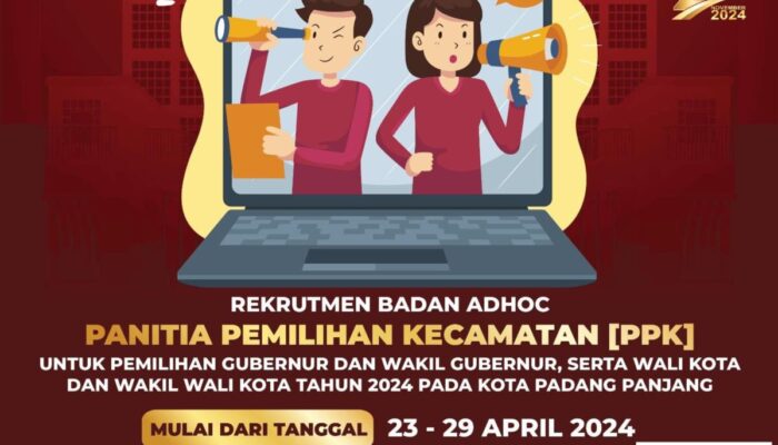 KPU Padang Panjang Buka Rekrutmen PPK