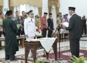 Lantik Pj Wali Kota Sawahlunto, Gubernur Tekankan Pentingnya Kolaborasi