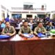 Utusan PWI Wilayah Solok Selatan mengikuti Konferensi Luar Biasa PWI tahun 2024 di Aula Kantor Gubernuran Sumatera Barat, Rabu (22/5/2024).