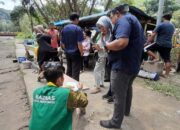 Baznas Bukittinggi, Serahkan Bantuan Kepada Korban Banjir di Ngarai Sianok