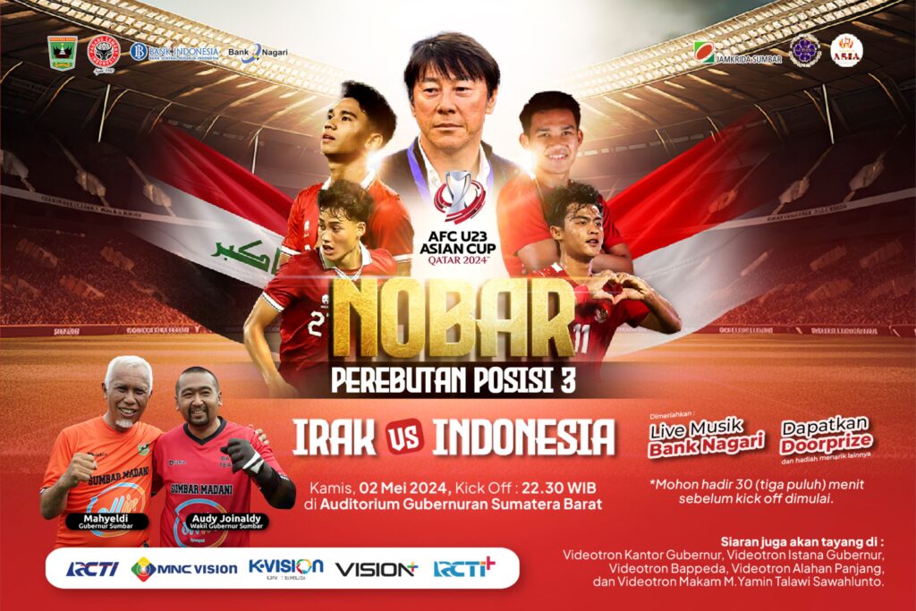 Nobar Indonesia U-23 vs Irak