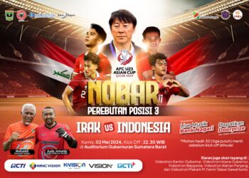 Nobar Indonesia U-23 vs Irak