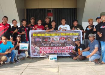 Beberapa Komunitas di Dharmasraya Galang Bantuan untuk Korban Banjir Lahar Dingin dan Galodo Sumbar