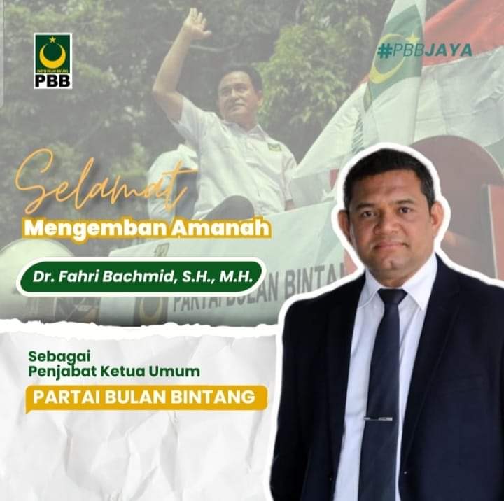 Pj Ketum PBB Fahri Bachmid