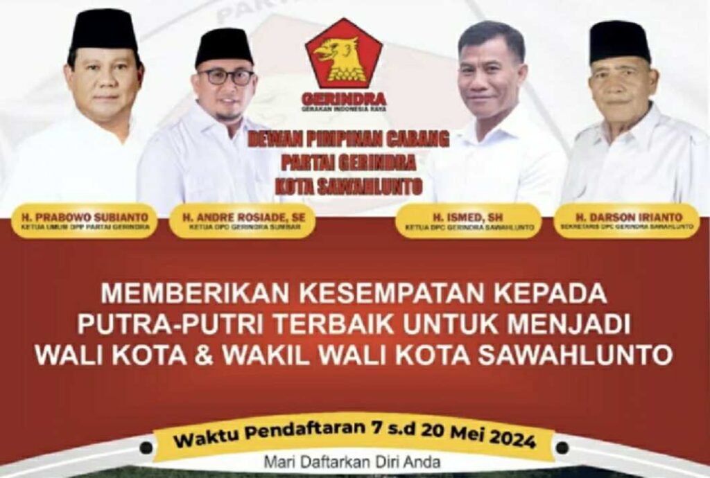 DPC Gerindra Sawahlunto