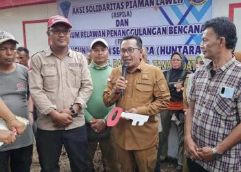 5 Unit Huntara di Nagari Rambatan Siap Huni
