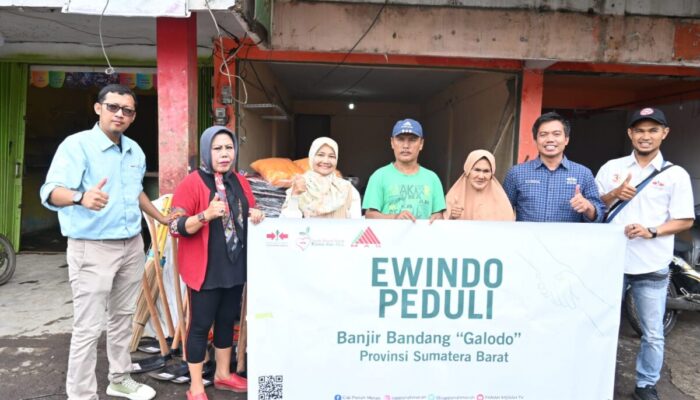 PT. EWINDO Bantu Petani Korban Banjir Bandang di Sumbar