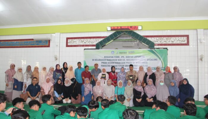 Fakultas Kedokteran UNAND Akan Berikan Pendidikan Kesehatan ke Warga Banuaran