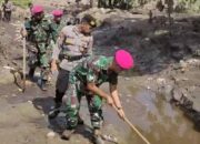 Batalyon Marinir Padang Ikut Lakukan Pencarian Korban Hanyut di Tanah Datar