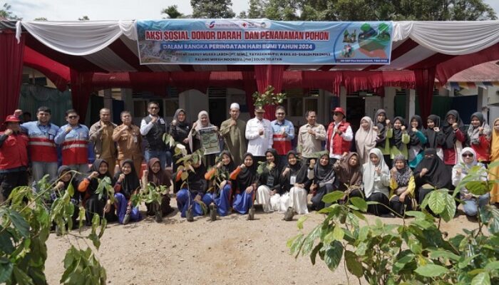 PT. SEML Gelar Aksi Sosial Donor Darah dan Penanaman Pohon