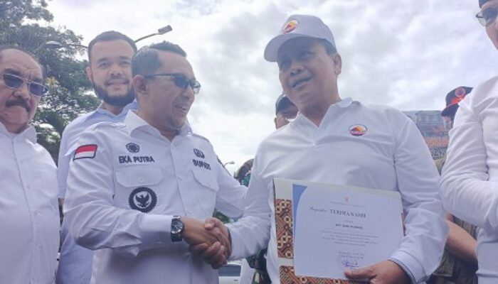 Apresiasi Bantuan Gebu Minang, Eka Putra : Bak Sitawa Sidingin Bagi Masyarakat