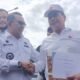 Bupati Tanah Datar Eka Putra saat menerima bantuan dari DPP Gebu Minang untuk masyarakat terdampak bencana galodo.