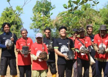 Telkom Dukung Pemulihan 82,1 Ha Lahan Kritis melalui Reboisasi 33.800 Bibit Pohon