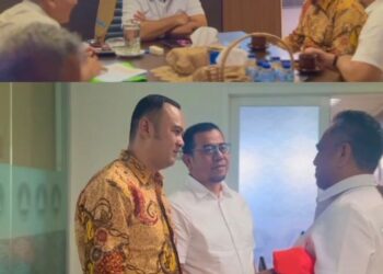 Temui Deputi Bidang Rehabilitasi dan Kontruksi BNPB, Bupati Sijunjung Usulkan Perbaikan Jalan