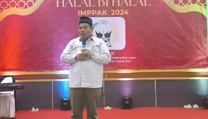 Hadiri Halalbihalal IMPPAK, Suhatri Bur Sampaikan Pertumbuhan Ekonomi Padang Pariaman Tertinggi di Sumatera Barat