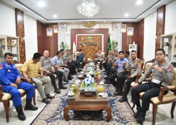 Polres Padang Pariaman Jalin Silaturahmi dengan Bupati Suhatri Bur