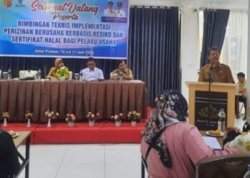 DPMPT Kota Solok Gelar Bimtek bagi Pelaku Usaha