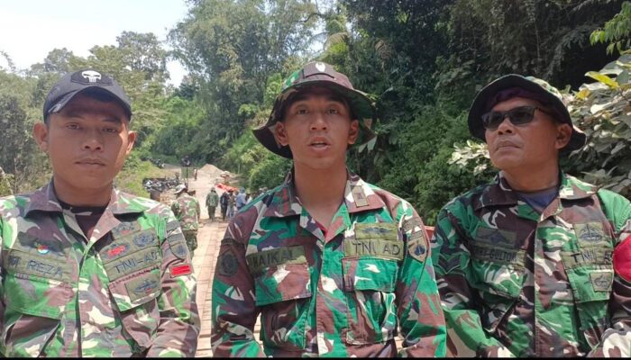 Letda Haikal, Danton Yonzipur 4 Ambarawa Optimis Jembatan Bailey Katiagan Nagari Paninjauan Sudah Bisa Dilewati