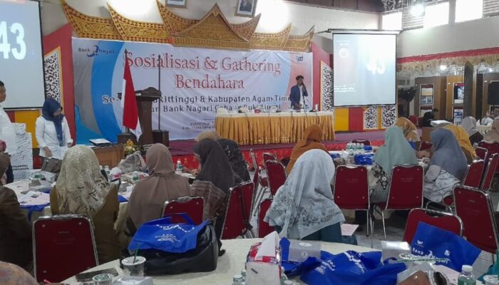 Bank Nagari Bukittinggi Gelar Gathering dengan Bendahara Instansi