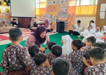 Dinas Pertanian dan Ketahanan Pangan Padang Pariaman menggelar kegiatan B2SA Goes To School untuk mengkampanyekan kebutuhan gizi anak.