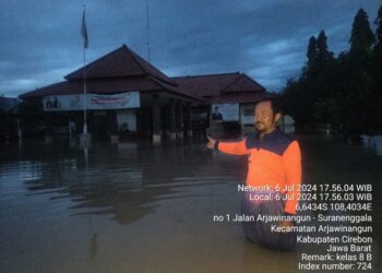 Ribuan Rumah Terendam Banjir di Kabupaten Cirebon
