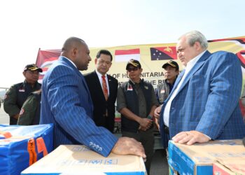 Bantuan Kemanusiaan RI untuk Papua Nugini Tiba di Port Moresby