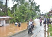 Hujan dengan Intensitas Tinggi,Banjir Landa Nagari Sijunjung