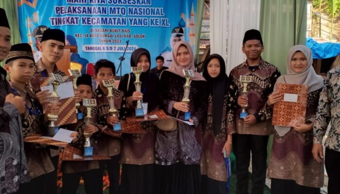 Nagari Indudur Raih Juara 2 Umum MTQ ke-40 Kecamatan IX Koto Sungai Lasi