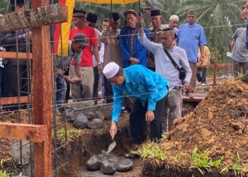 Masyarakat Bateh Uba Nagari Langgam Sepakat Kinali Perbesar Masjid Nurul Hikmah