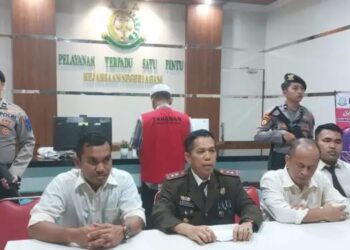 Kejari Agam Tahan Satu Tersangka Dugaan Korupsi Pembangunan Gedung Dinas Arpus