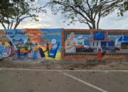 Bank Nagari Cabang Syariah Payakumbuh Gunakan Mural untuk Sarana Promosi