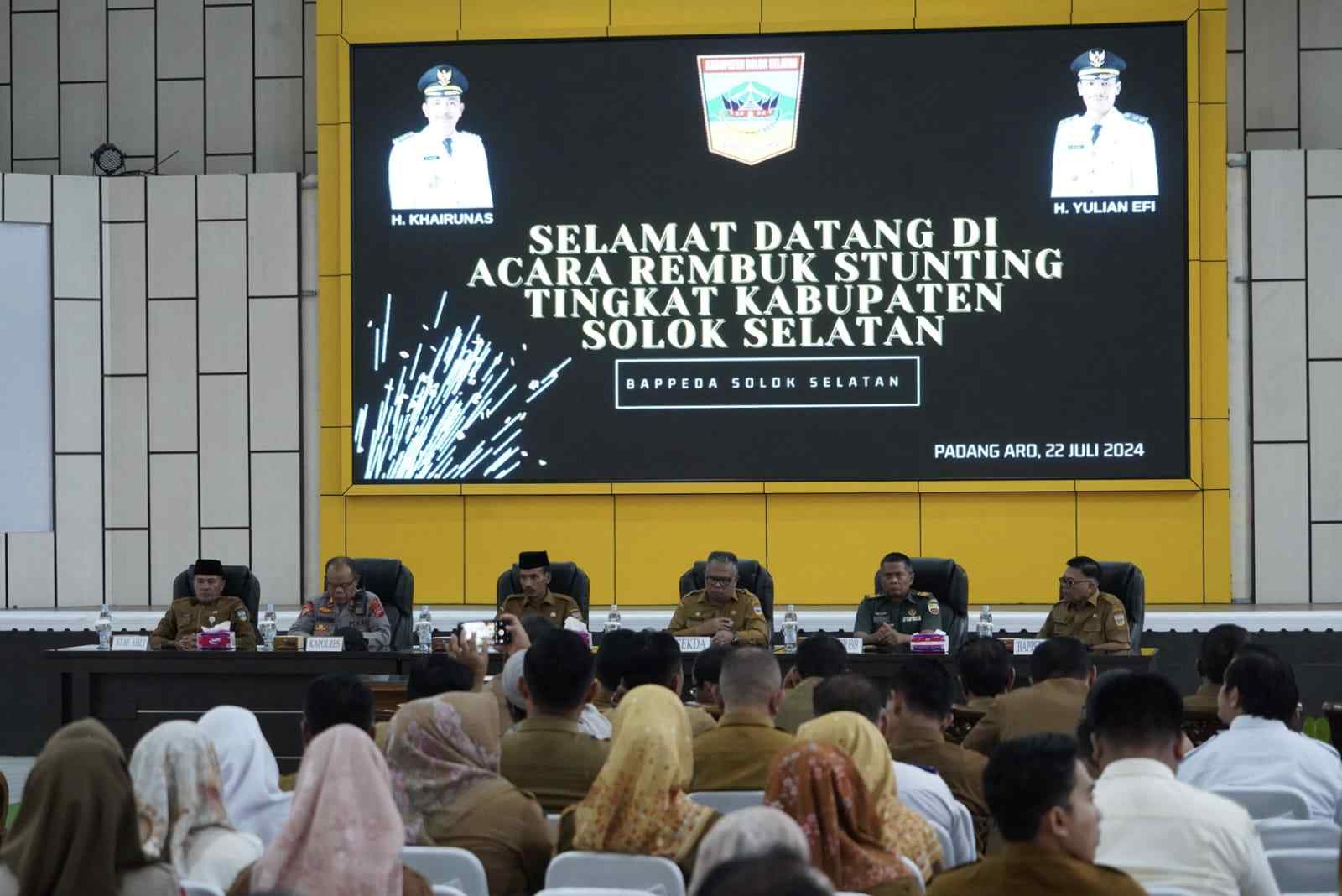 Pemkab Solsel Gelar Rembuk Stunting 2024, Senin (22/7/2024)