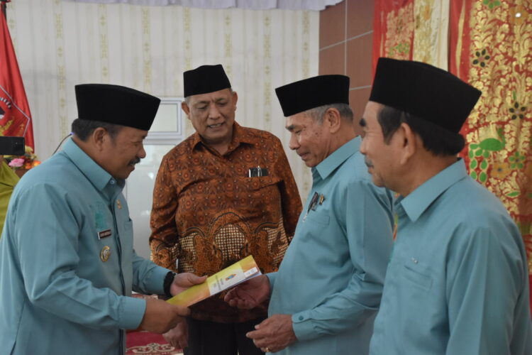 Bupati Agam, Dr H Andri Warman, MM saat peringatan HUT ke-62 PWRI pada Rabu (24/7).IST