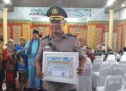 Inisiasi Dirikan Posko Donor Darah, Wakapolres Pariaman Terima Penghargaan Pemko