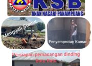 KSB Nagari Panampuang Rehab Rumah Warga Korban Bencana
